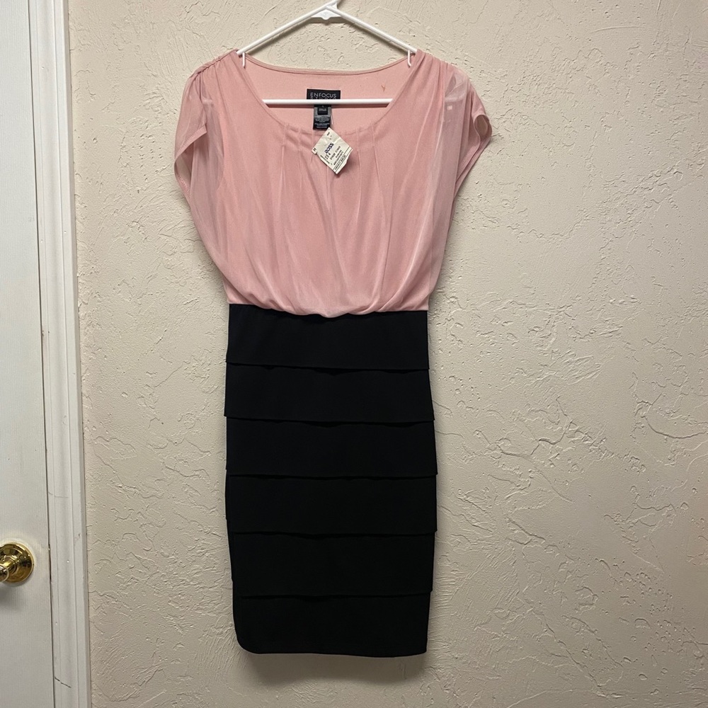 NWT Enfocus Studio dress sz 4 mini sheath cocktail